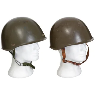 CZ Stahlhelm, mit Innenteil, oliv, gebr.