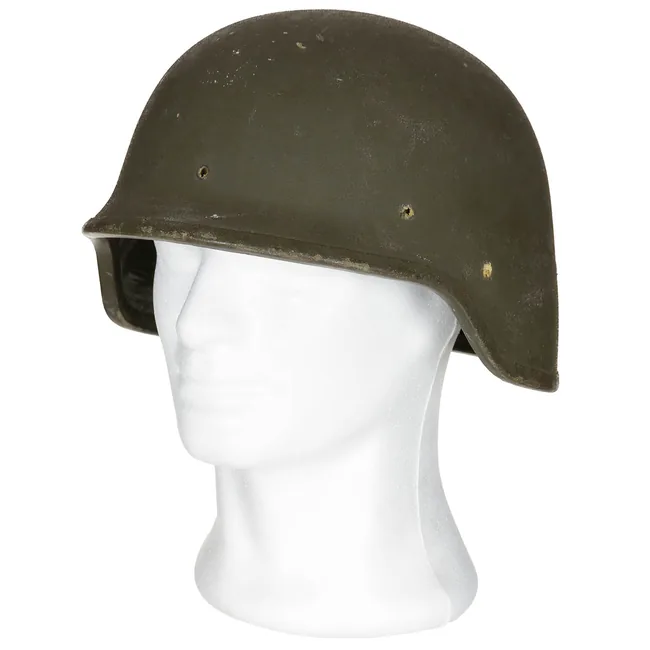Ital. Helm, Ballistik, gebr., O. INNENTEIL (EXP.BESCHRÄ.)