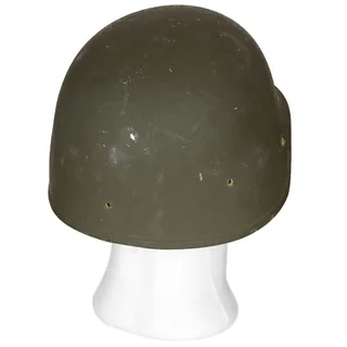 Ital. Helm, Ballistik, gebr., O. INNENTEIL (EXP.BESCHRÄ.)