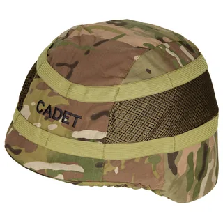 Brit. Helmbezug, "CADET", Netzeinsatz, MTP tarn, neuw.