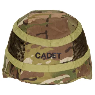 Brit. Helmbezug, "CADET", Netzeinsatz, MTP tarn, neuw.