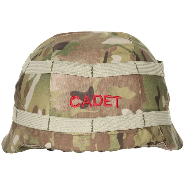 Brit. Helmbezug, "CADET", MTP tarn, gebr.
