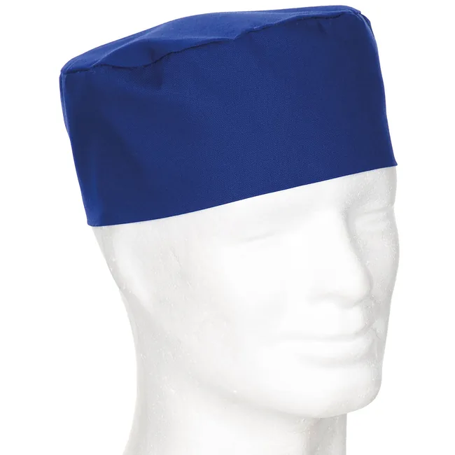 Brit. Kochmütze, blau, neuwertig