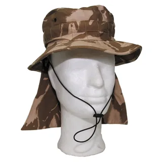 Brit. Combat Buschhut, Nackenschutz,DPM desert, neuw.