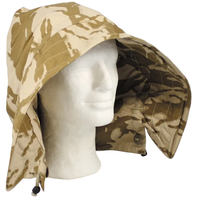 Brit. Kapuze, DPM desert tarn, Ripstop, für Smock, gebr.