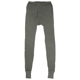 Österr. Unterhose, gerippt, oliv, lang, gebr.