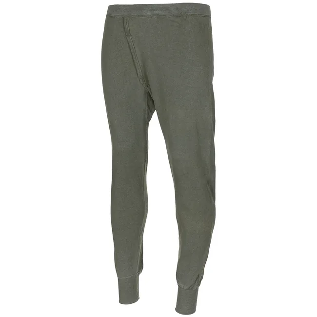 Franz. Unterhose, Plüsch, oliv, gebr.