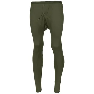 Brit. Thermo-Unterhose, oliv, lang, gebr.
