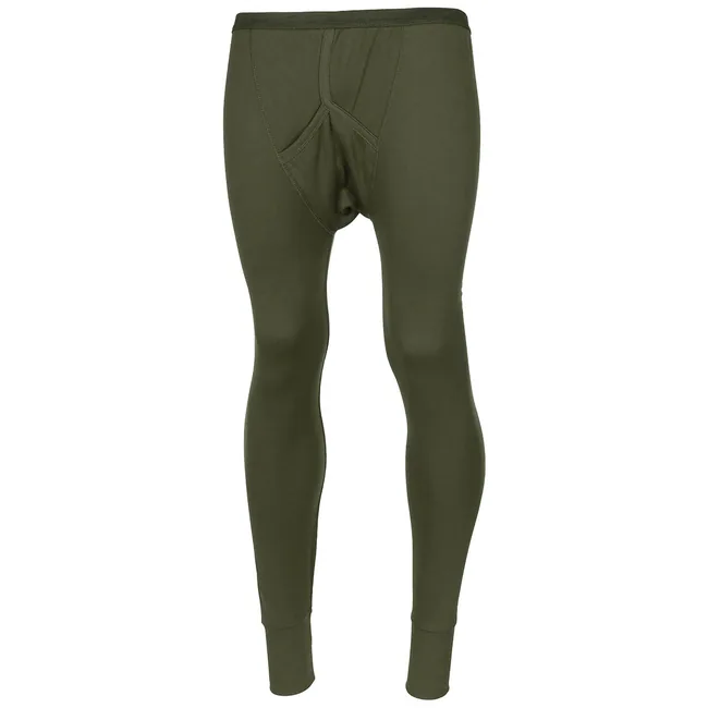 Brit. Thermo-Unterhose, oliv, lang, neuwertig