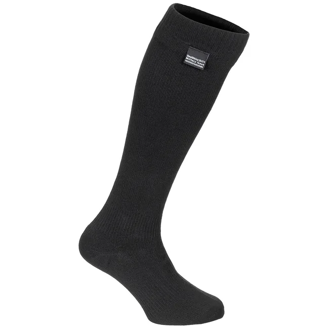 Brit. Socke, "Sealskinz", wasserd., schwarz, gebr.