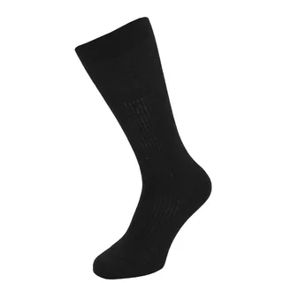 Brit. Socke, dünn, schwarz, gebr.