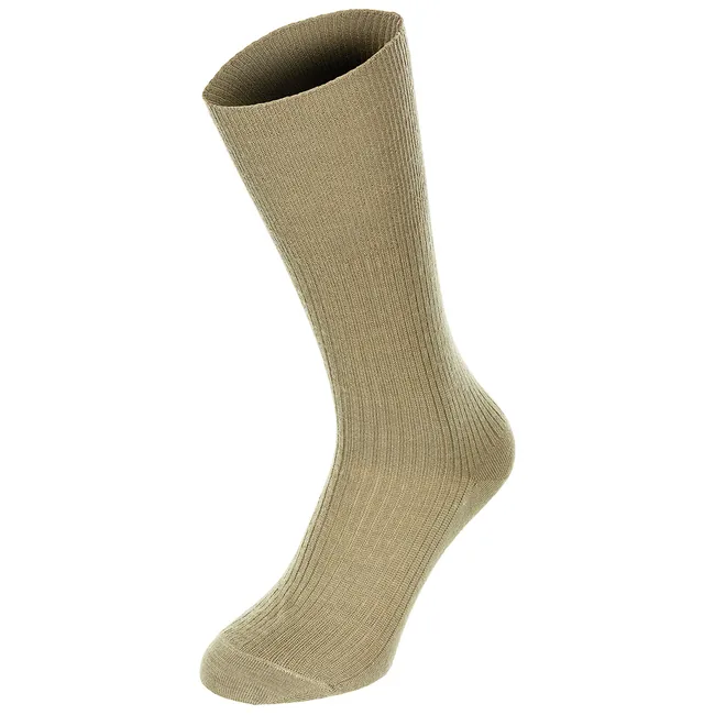 Brit. Socke, dünn, coyote, gebr.