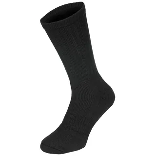 Brit. Wintersocke, schwarz, Frotteesohle, neuw.