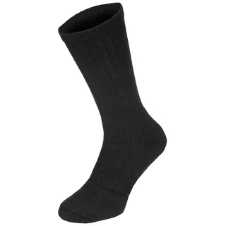 Brit. Wintersocke, schwarz, Frotteesohle, gebr.