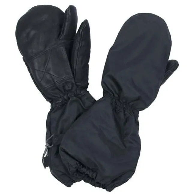 Schweiz. Fausthandschuhe, 3 Finger, Plüschfutter, gebr.