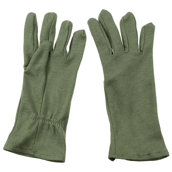 Brit. Fingerhandschuhe, oliv, FR, AFV Crew, gebr.