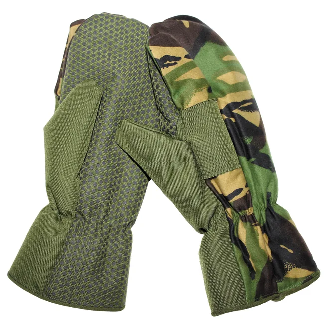 Brit. Fausthandschuhe, gebr., Schießfinger, DPM tarn