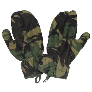 Brit. Fausthandschuhe, gebr., Schießfinger, DPM tarn