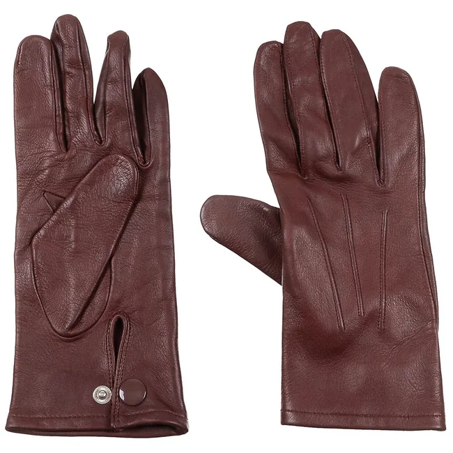 Brit. Lederhandschuhe, braun, gebr.