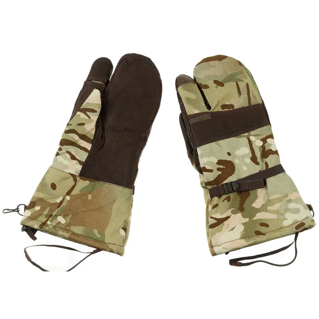 Brit. Fausthandschuhe, MTP, Goretex, Schießfinger, gebr.