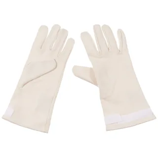 Brit. Innenhandschuhe, Fleece, weiß, neuw.