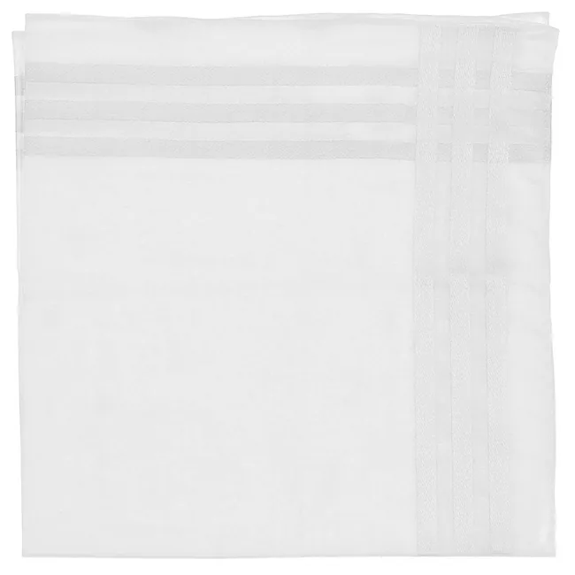 Holl. Taschentuch, weiß, Gr. 45 x 45 cm, gebr.