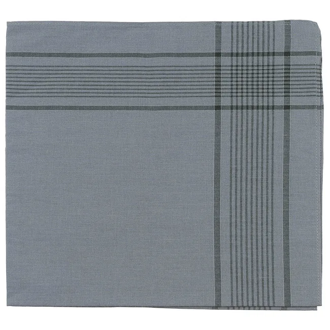 Holl. Taschentuch, grau, Gr. 45 x 45 cm, gebr.