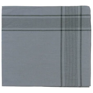 Holl. Taschentuch, grau, Gr. 45 x 45 cm, gebr.
