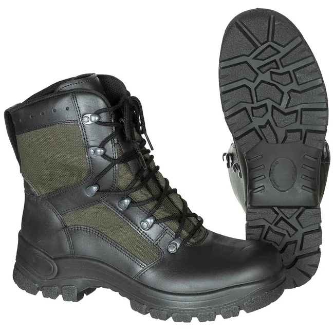 BW Kampfstiefel, Tropen, oliv/schwarz, neuw.