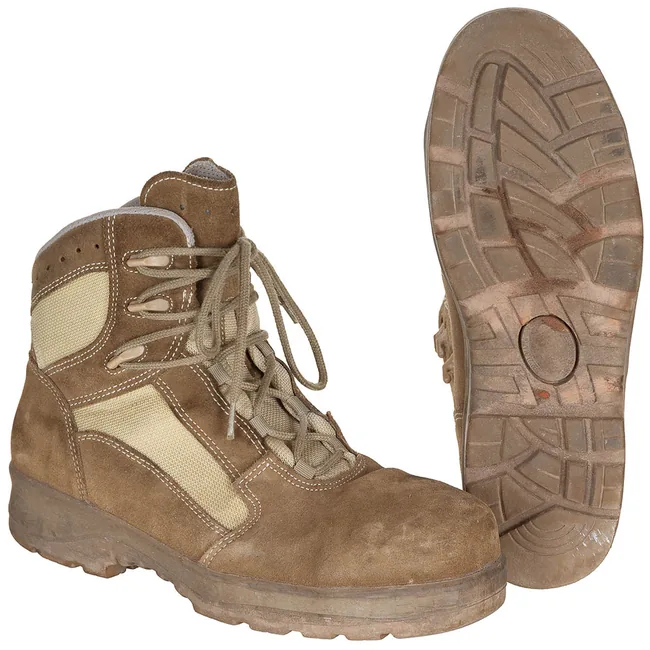 BW Tropenstiefel, khaki, "Minensucher", S3, gebr.