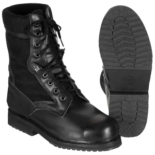 Ital. Einsatzstiefel, Sommer, schwarz, neuw.