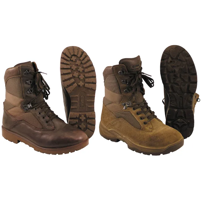 Kampfstiefel, "YDS", DAMEN, braun, gebr.