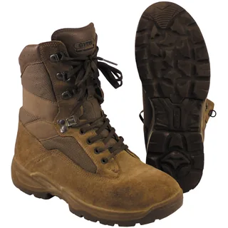 Brit. Kampfstiefel, "YDS", braun, gebr.