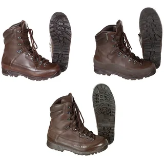 Brit. Kampfstiefel, braun, "GORE-TEX", gebr.