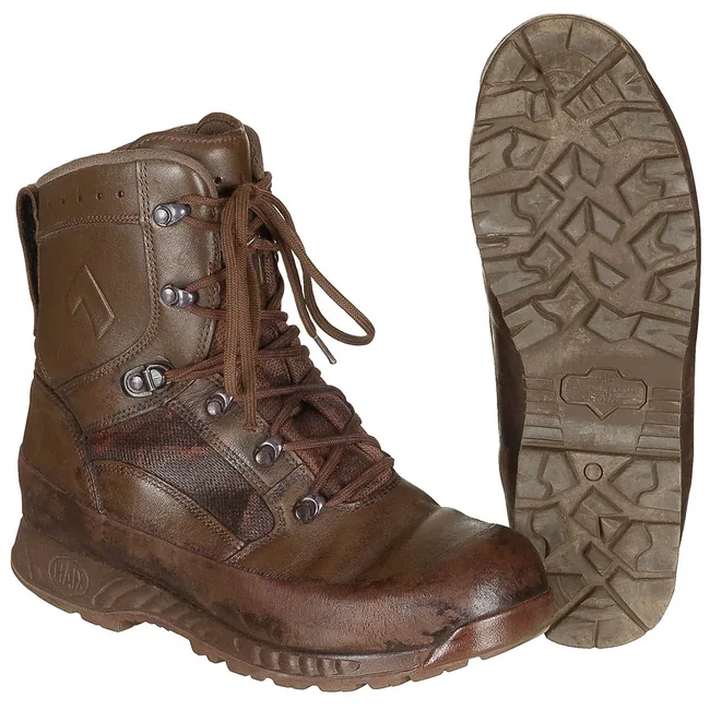 Brit. Kampfstiefel, "HAIX", HIGH LIABILITY, gebr., II Wahl