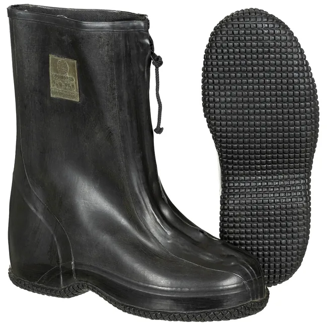 BW Überschuhe, Gummi, mit Reißverschluss, gebr.