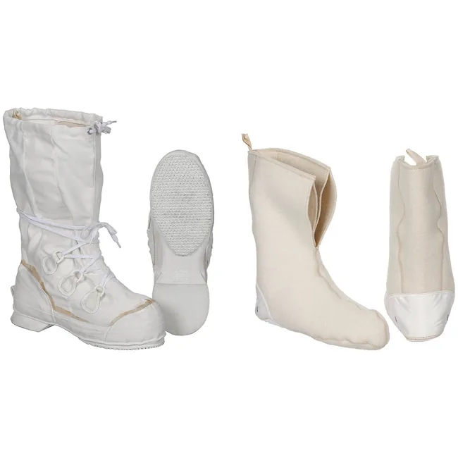 Boots, "Mukluk", weiß, mit Innenschuh, neuw.