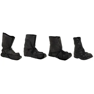 Brit. Überschuhe, NBC, Gummi, schwarz, gebr.
