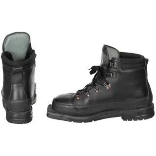 Langlaufschuhe, Leder, schwarz, gebr.