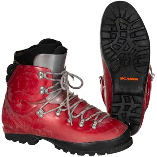 Touren Skistiefel, "SCARPA", rot, gebr.