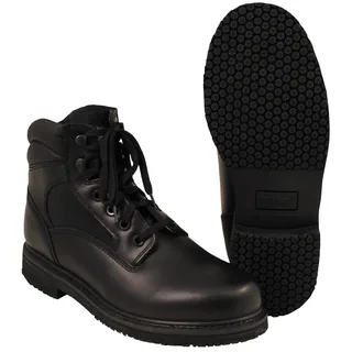 Brit. Stiefel, "Security", Leder, schwarz, neuw.