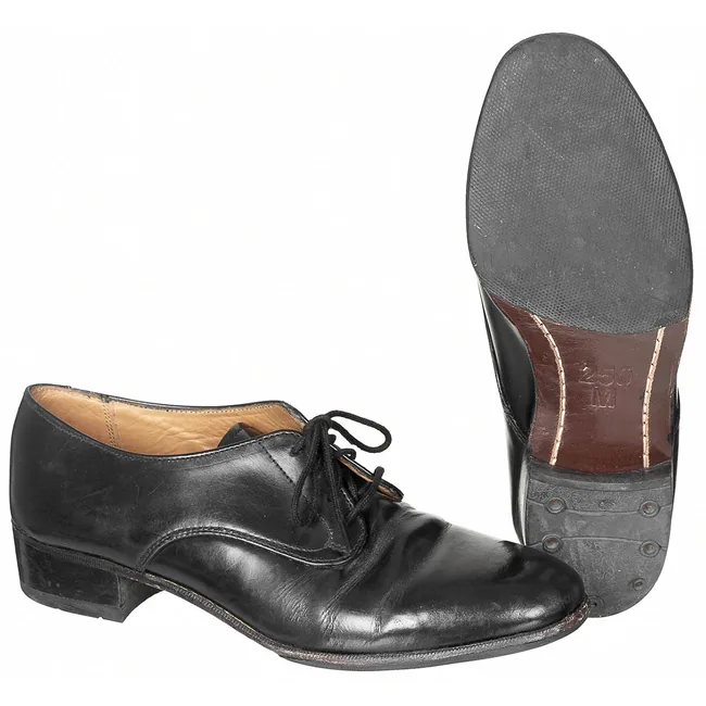 Brit. Halbschuhe, DAMEN, Leder, schwarz, gebr.