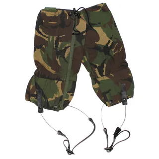 Brit. Gamaschen, DPM tarn, mit Stahlseil, Goretex, neuw.