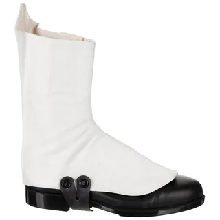 Brit. Gamaschen, Highland, Canvas, weiß, gebr.