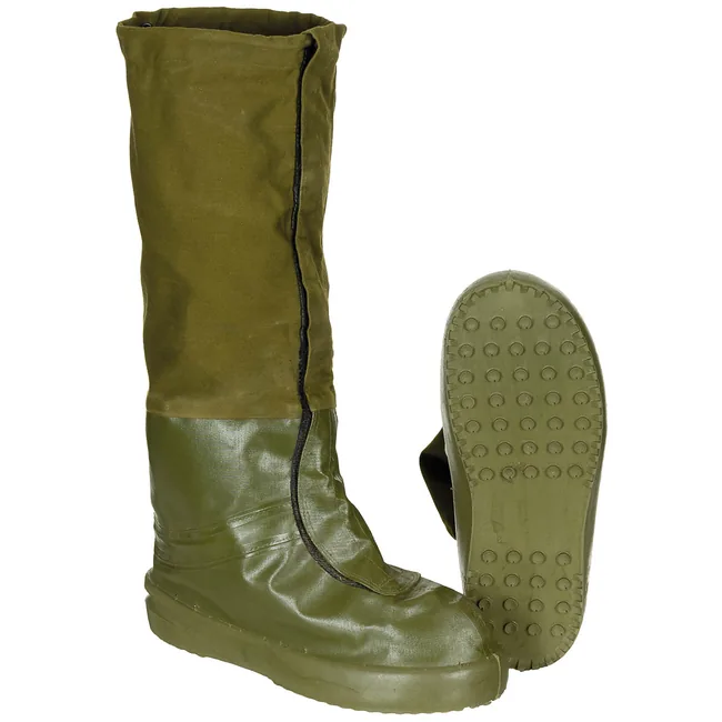 BW Überschuhe, oliv, neues Modell, gebr.