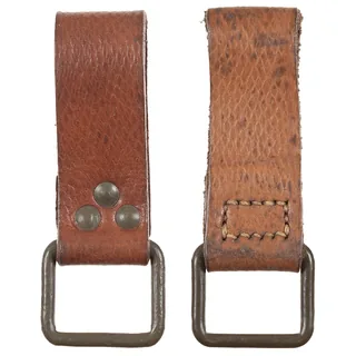 CZ Lederschlaufen, mit Ring, gebr.