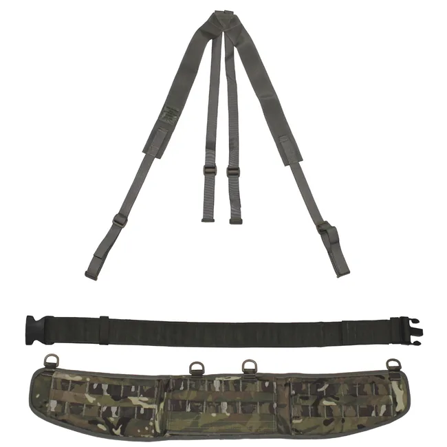 Brit. Hüftgurt, MTP tarn, mit Suspender, gebr.