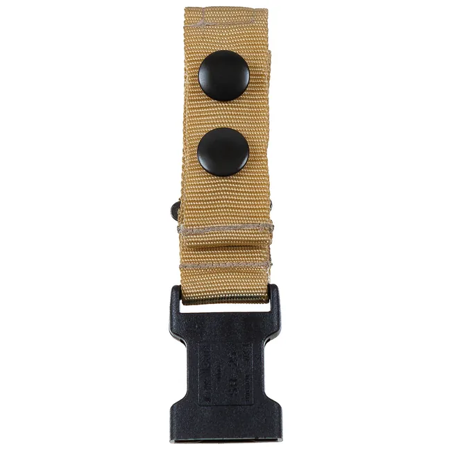 Brit. Koppeladapter, khaki, Clickverschluss, gebraucht