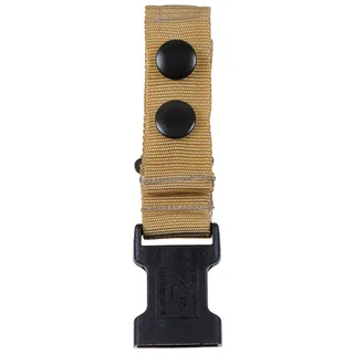 Brit. Koppeladapter, khaki, Clickverschluss, gebraucht