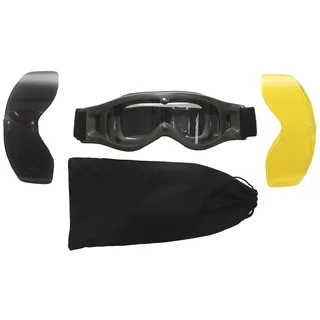 Brille, Tactical, oliv, 2 Ersatzgläser, gebr.